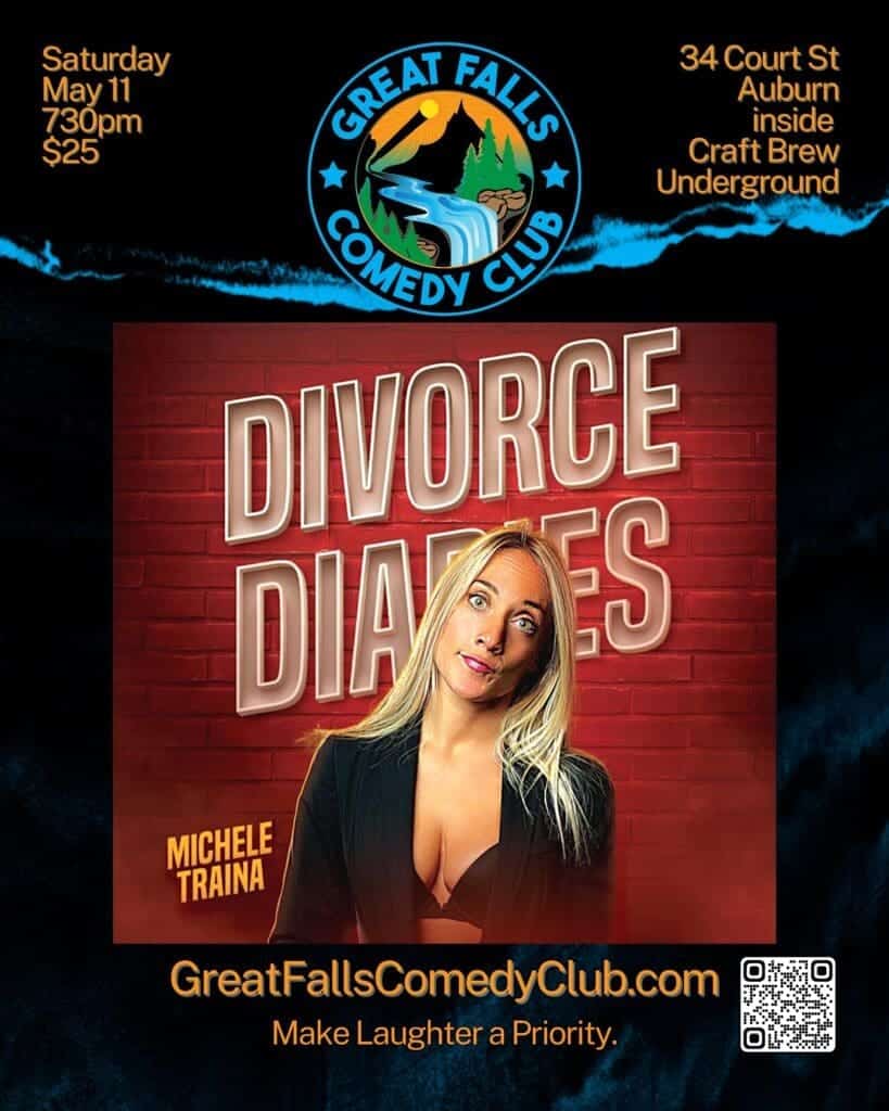 Divorce Diaries Michele Traina Great Falls Comedy Club Great