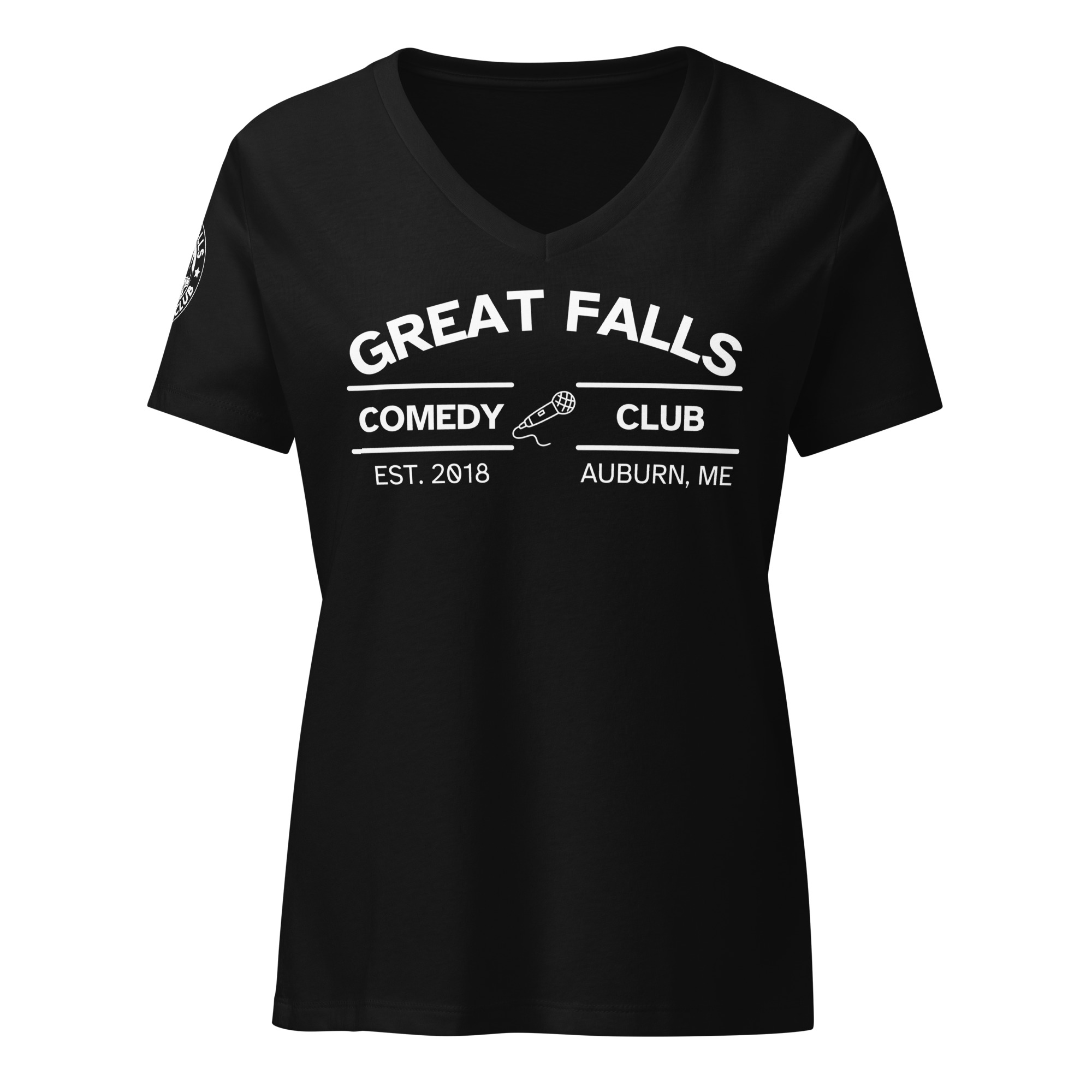 Women’s EST.2018 Relaxed V-neck T-shirt - Image 2